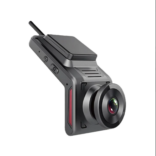 Dash cam with two lenses front and back