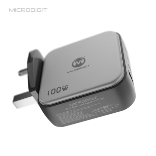 فيش شاحن 4 منافذ DTC163 100W