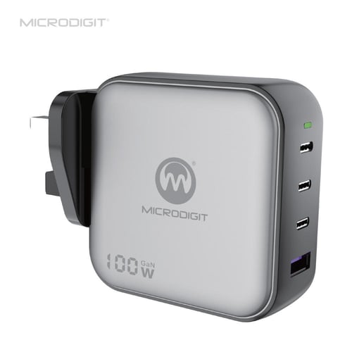 فيش شاحن 4 منافذ DTC163 100W