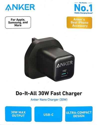 ANKER 1TYPE-C 30W charger