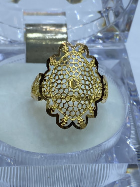 ‏ ‏خاتم شغل دبي عيار 21