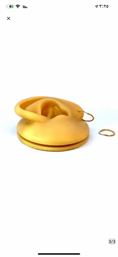 حلق ذهب عيار 21