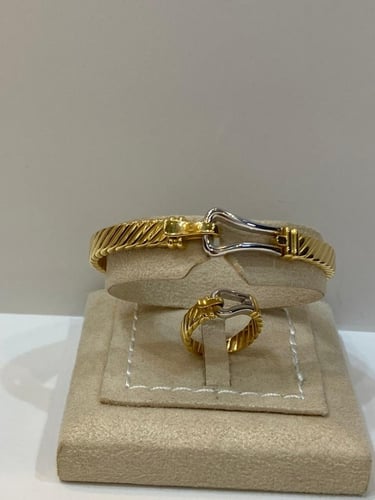 اسورة ايطالي مع خاتم عيار 18