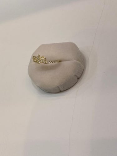 خاتم ذهب ناعم لبس يومي عيار 18