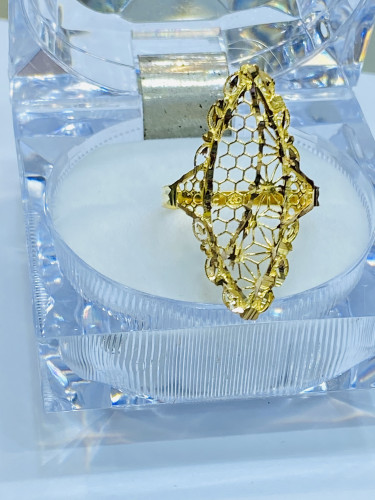 ‏خاتم ‏تصميم ‏ ‏هندي عيار 21