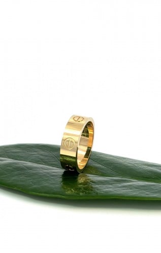 دبله ذهب تصميم عالمي عيار 18