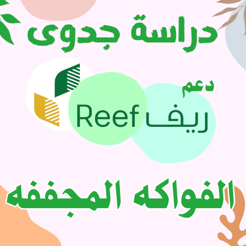 دراسة جدوى - الفواكه المجففه