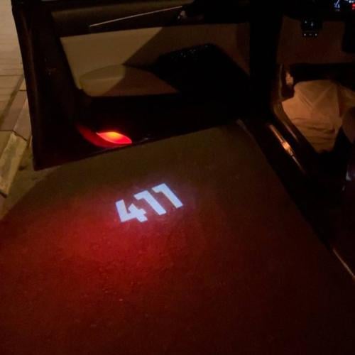 بروجكتر لباب السيارة بعدسة ( 411 )