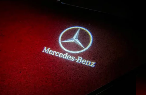 بروجكتر لباب السيارة بعدسة ( مرسيدس )