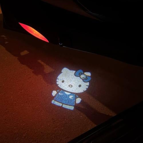 بروجكتر لباب السيارة بعدسة ( المنتخب السعودي )