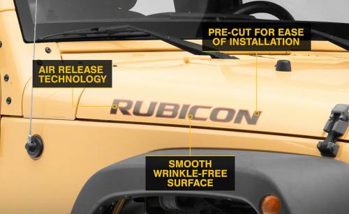 شعار روبيكون كبوت رانجلر جهتين JK 2007-2017