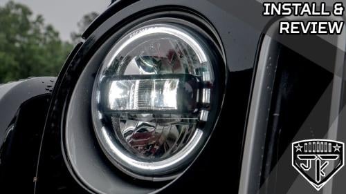 انوار ليد شكل 6 مكحل رانجلر JK 2007-2017