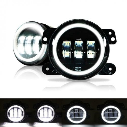 كشافات ليد شكل 3 رانجلر 2018 - 2025