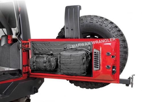 شنطة باب خلفي رانجلر 2007-2017 JK