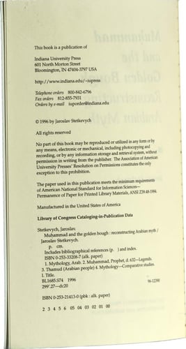 Muhammad and the Golden Bough - Reconstructing Ara...