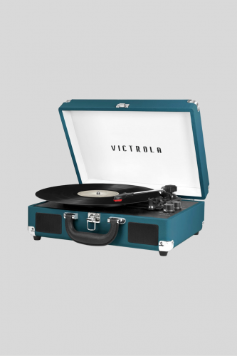 مشغل اسطوانات Victrola | ازرق مرجاني