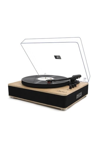 LP&No.1 Record Player with Stereo Speakers