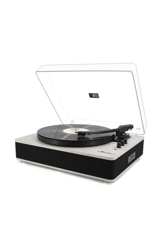 LP&No.1 Record Player with Stereo Speakers