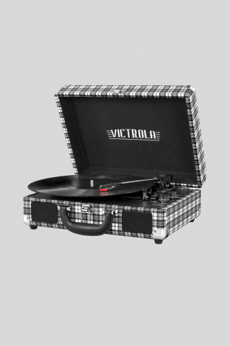 مشغل اسطوانات Victrola | كلاسيك ابيض اواسود