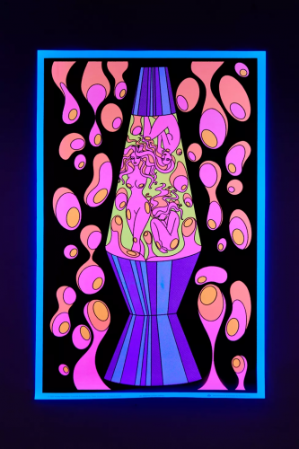 Groovy Lamp بوستر مضيء