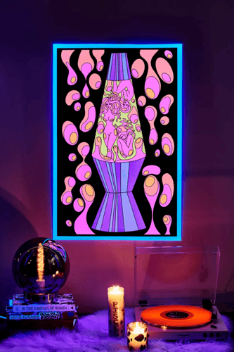 Groovy Lamp بوستر مضيء