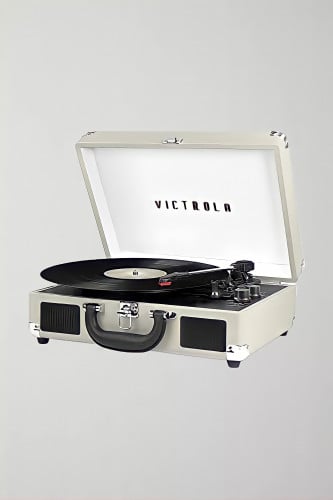 مشغل اسطوانات ڤكتوريلا رمادي فاتح