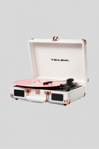 مشغل اسطوانات Tanlanin بخاصية البلوتوث | ابيض