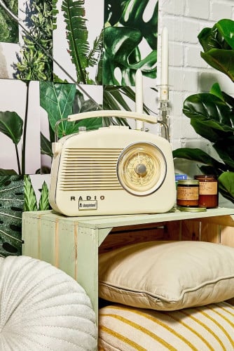 Steepletone Cream Bluetooth Brighton 1950s Classic...