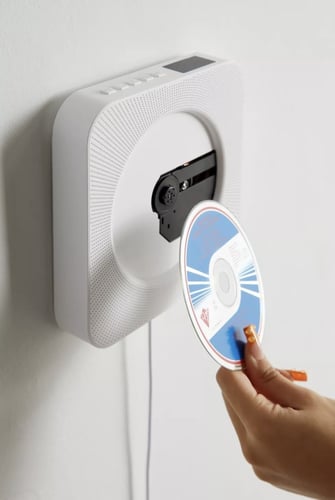 مشغل سي دي ابيض | White CD Player