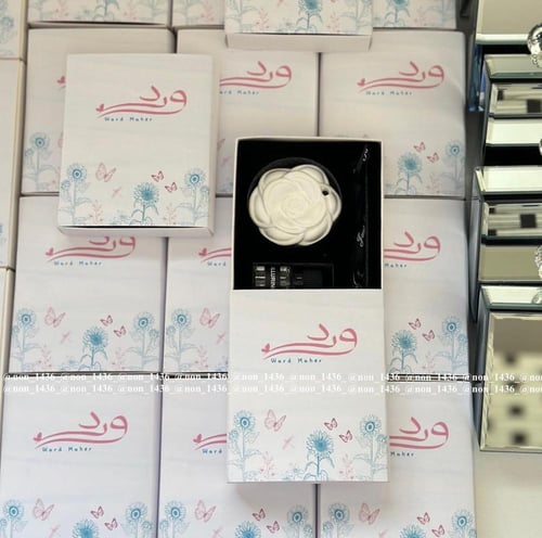 بكج ورد 36 قطعة ( ١٢ علب كريستال + ١٢ فواحة شانيل...