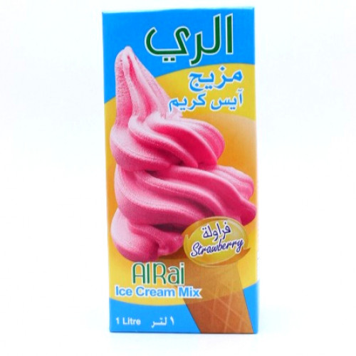خليط ايسكريم الري بنكهة فراولة 12*1 لتر