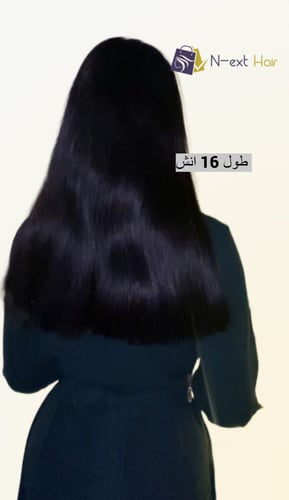 وصلات شعر متعددة - أسود طبيعي (كلبسات)