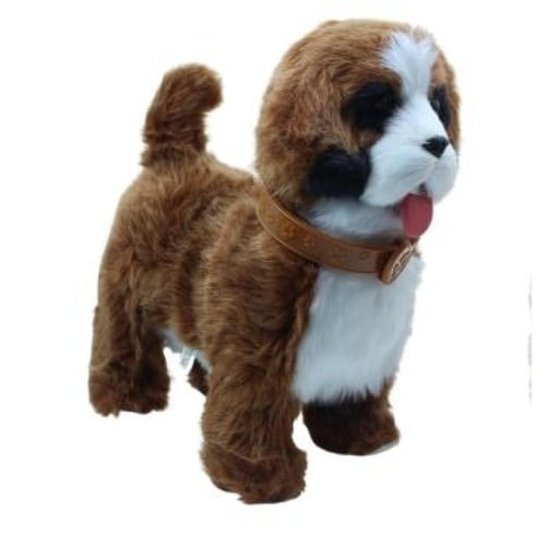 دمية كلب متحركة مع اصوات و موسيقى للاطفال عدة الوا...