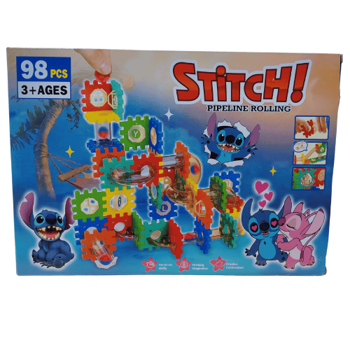 لعبة تركيب المسارات المتحركة 98 قطعة – Stitch Pipe...