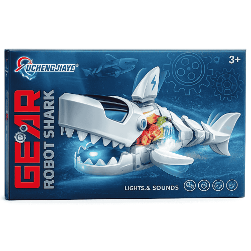 لعبة سمكة القرش المتحركة للأطفال أصوات و اضاءات