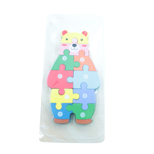 بزل خشبي للاطفال الصغار مرقمه