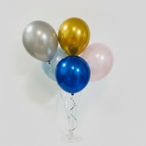 ستاند بالونات شفاف 7 بالونات حجم صغير