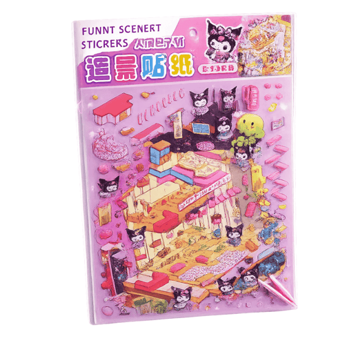 لعبة استكرات تركيب المشاهد – بيت الأحلام ثلاثي الأ...