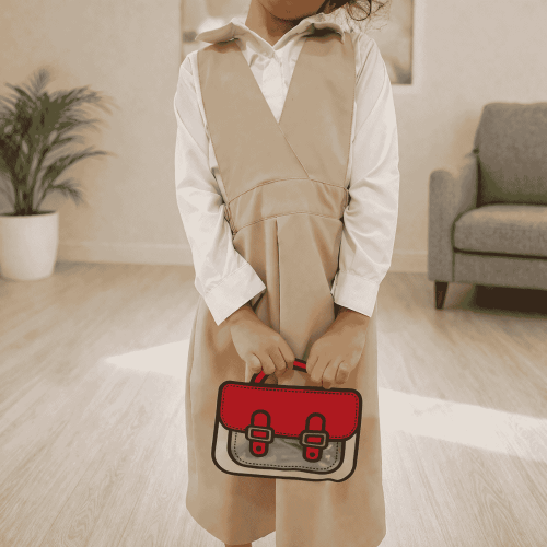 توزيعات أطفال شنطة كيوت مع أدوات مدرسية