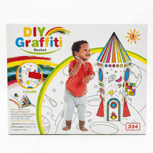 لعبة التلوين الإبداعية سفينة الفضاء DIY Graffiti R...
