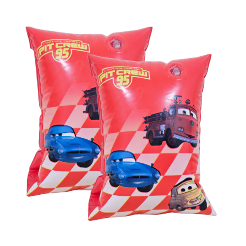 مساكات او كتافات يد للسباحة لون احمر شكل سيارة