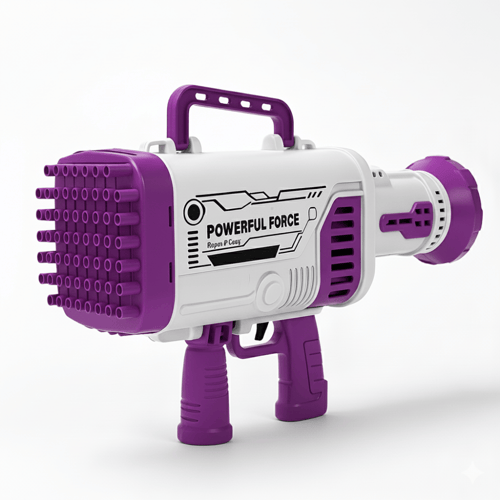 مسدس الفقاعات العملاق 60 فتحة