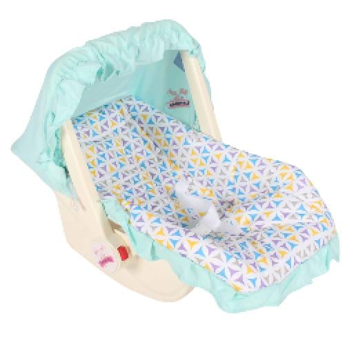 كرسي هزاز المواليد المبطن مع مظلة حماية