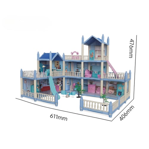 لعبة تركيب منزل للبنات مكونة من 217 قطعة