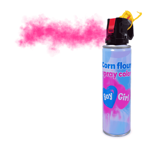 بخاخ او طفاية تحديد مولود لون زهري – Corn Flour Sp...