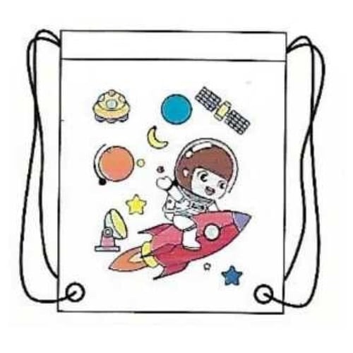 شنطة اطفال قماش قابلة للتلوين
