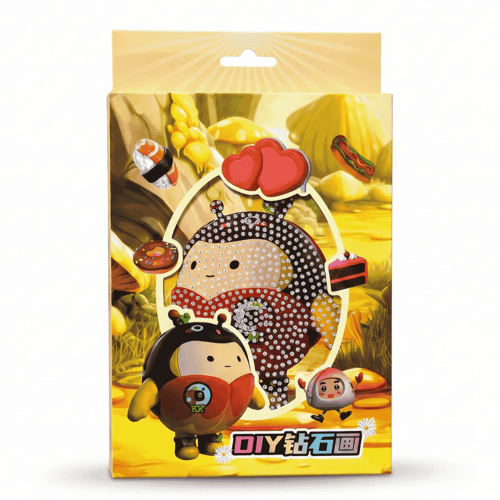 لوحة رسم بالفصوص الماسية DIY للأطفال مع قاعدة