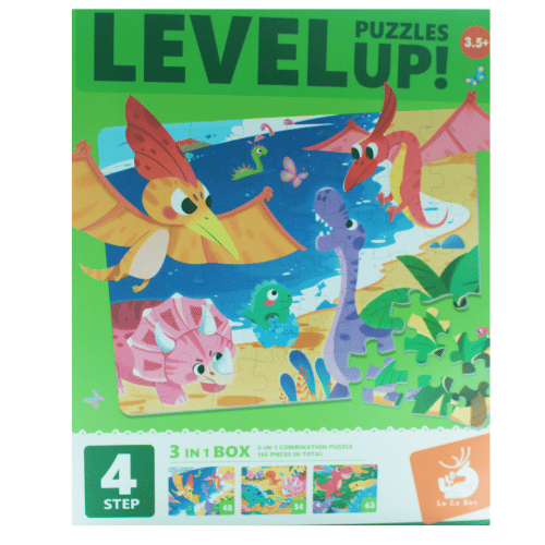 بزل للاطفال المرحلة الرابعة 3 صور 165 قطعة الدينصو...