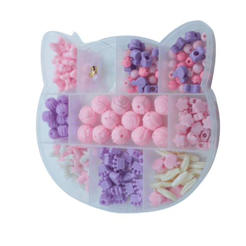 مجموعة خرز على شكل قطة