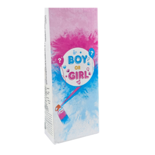 بخاخ او طفاية تحديد جنس المولود لون أزرق